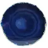 dekorativer blauer Achat - 0