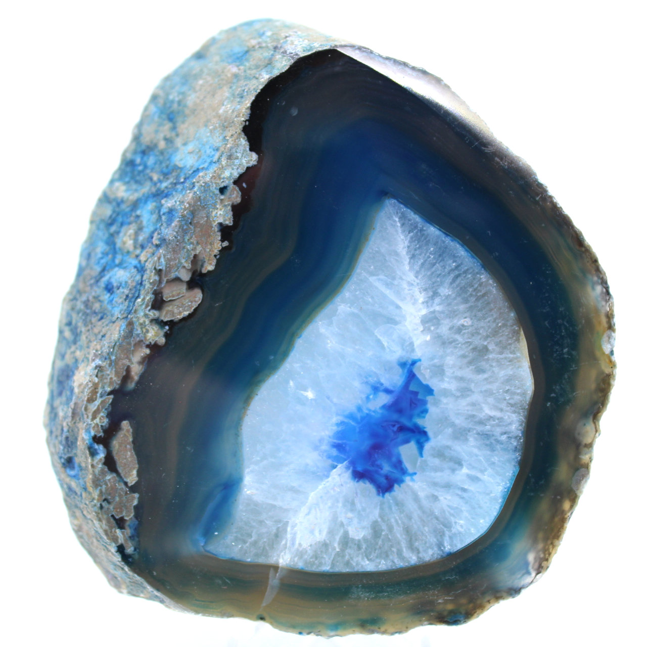 Dekostein blauer Achat