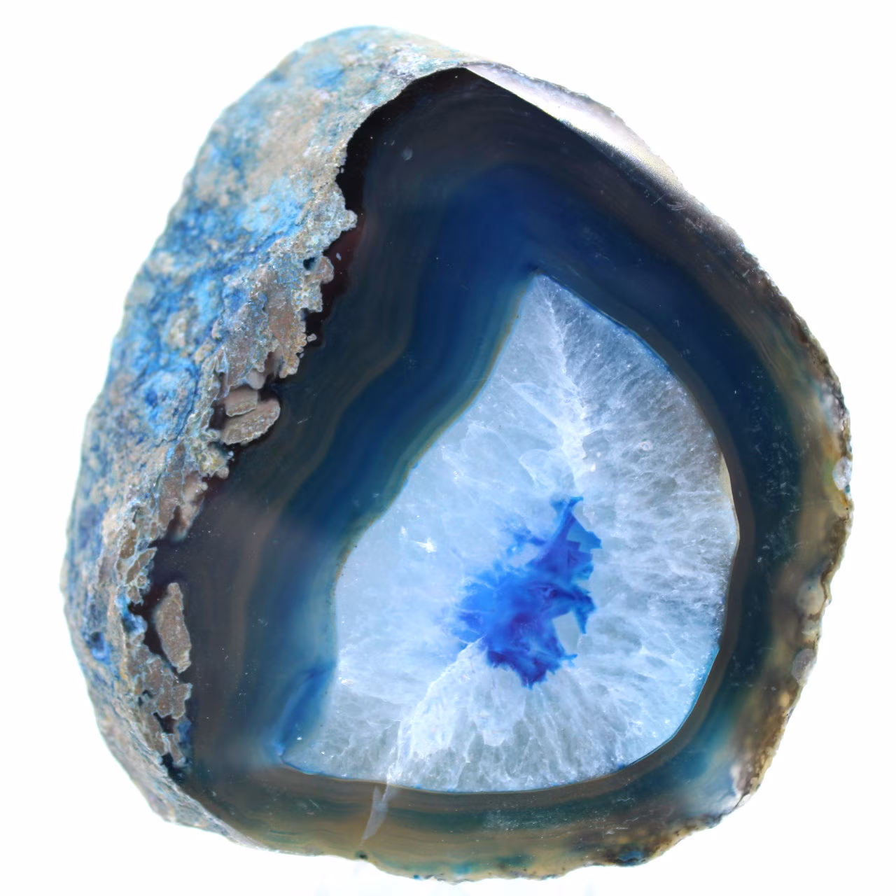Dekostein blauer Achat