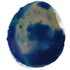 mineralischer blauer Achat - 0