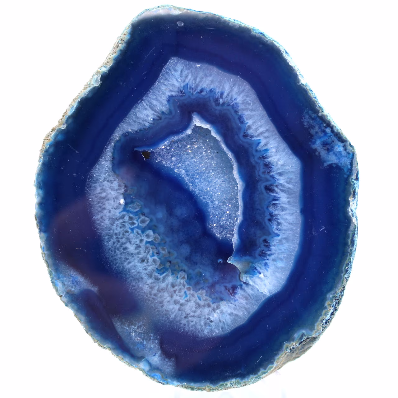 blauer Achatstein