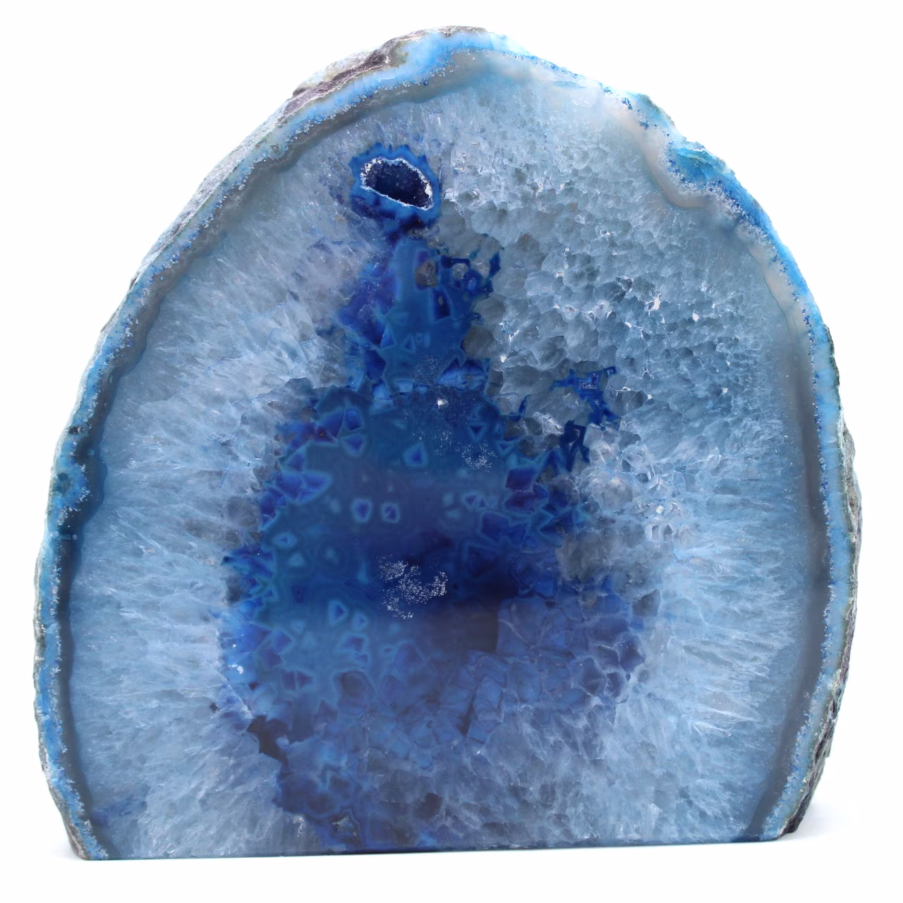 Dekostein blauer Achat