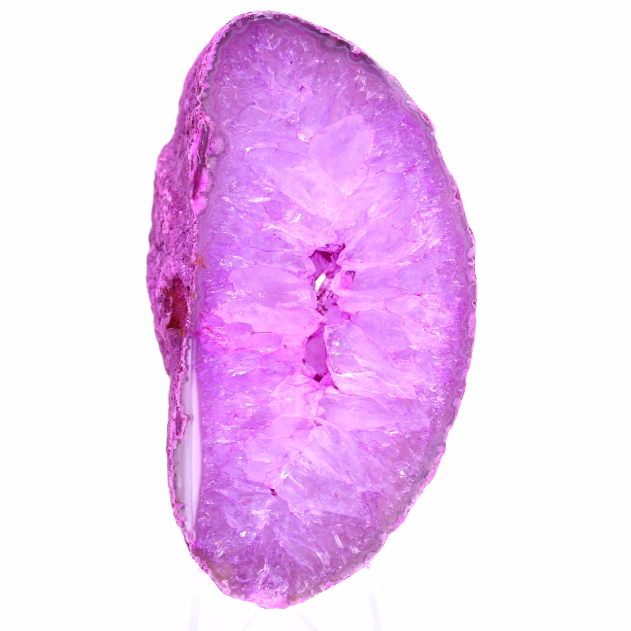 Scheibe rosa Achat aus Brasilien