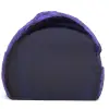 Mineralische violette Achatdekoration - 0