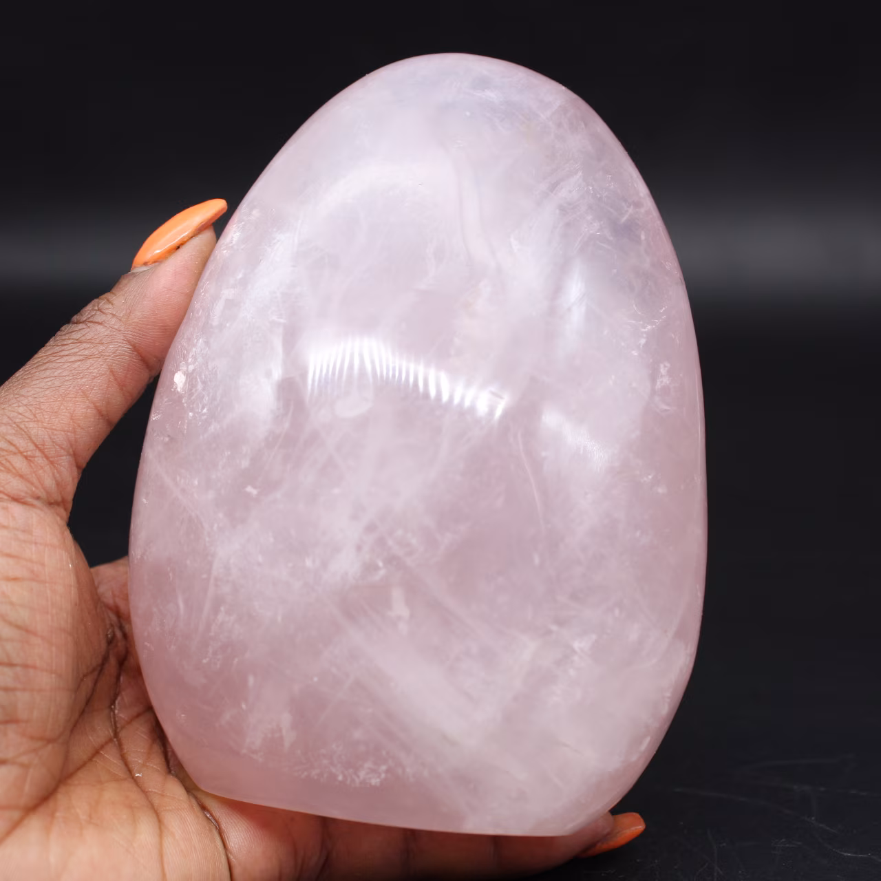 Rosenquarz Freiform