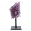 Kristallisierter amethyst mit sockel - 0