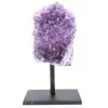 Kristallisierter amethyst mit sockel - 0