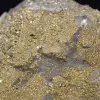 Pyrit auf calcit - 4