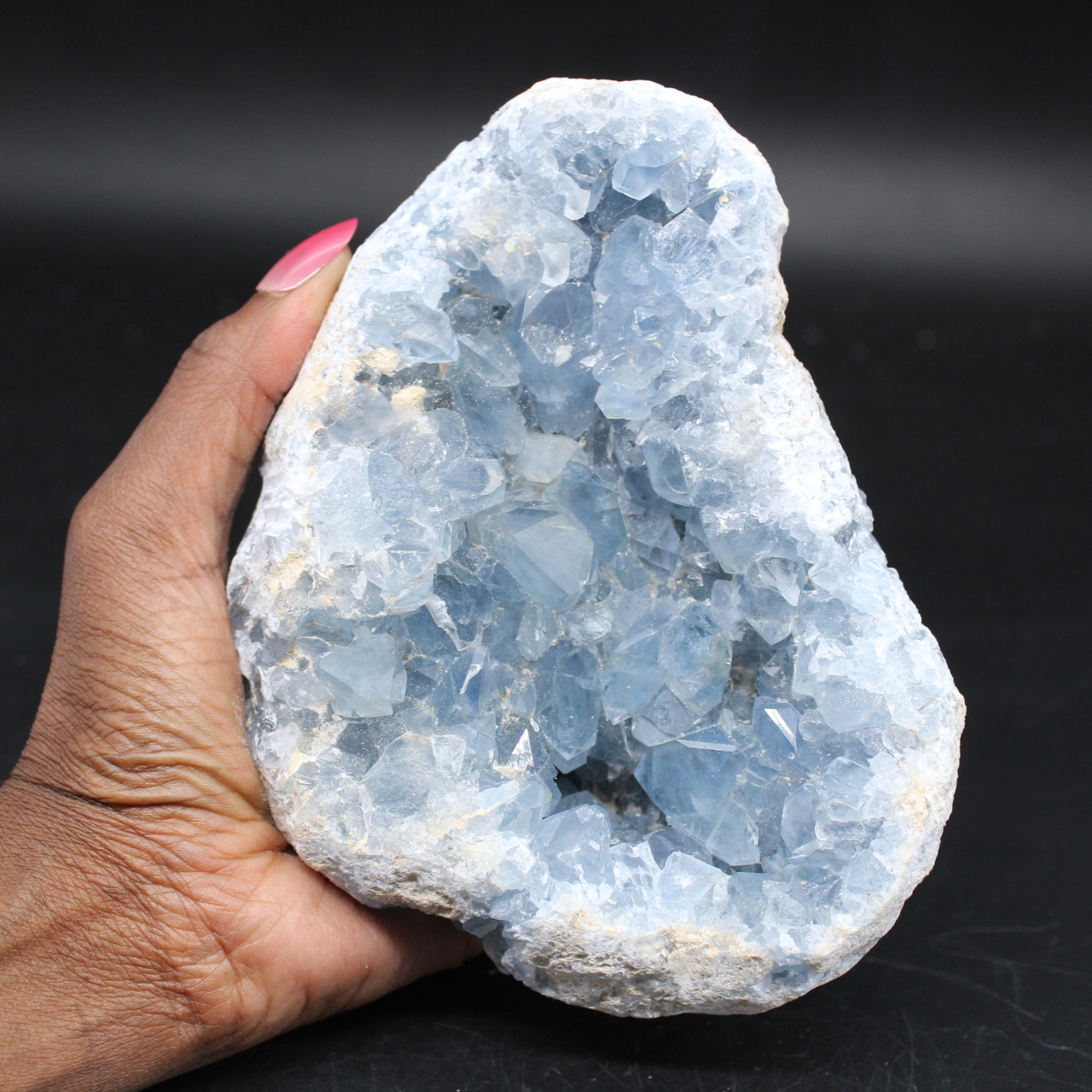 Celestite-geode