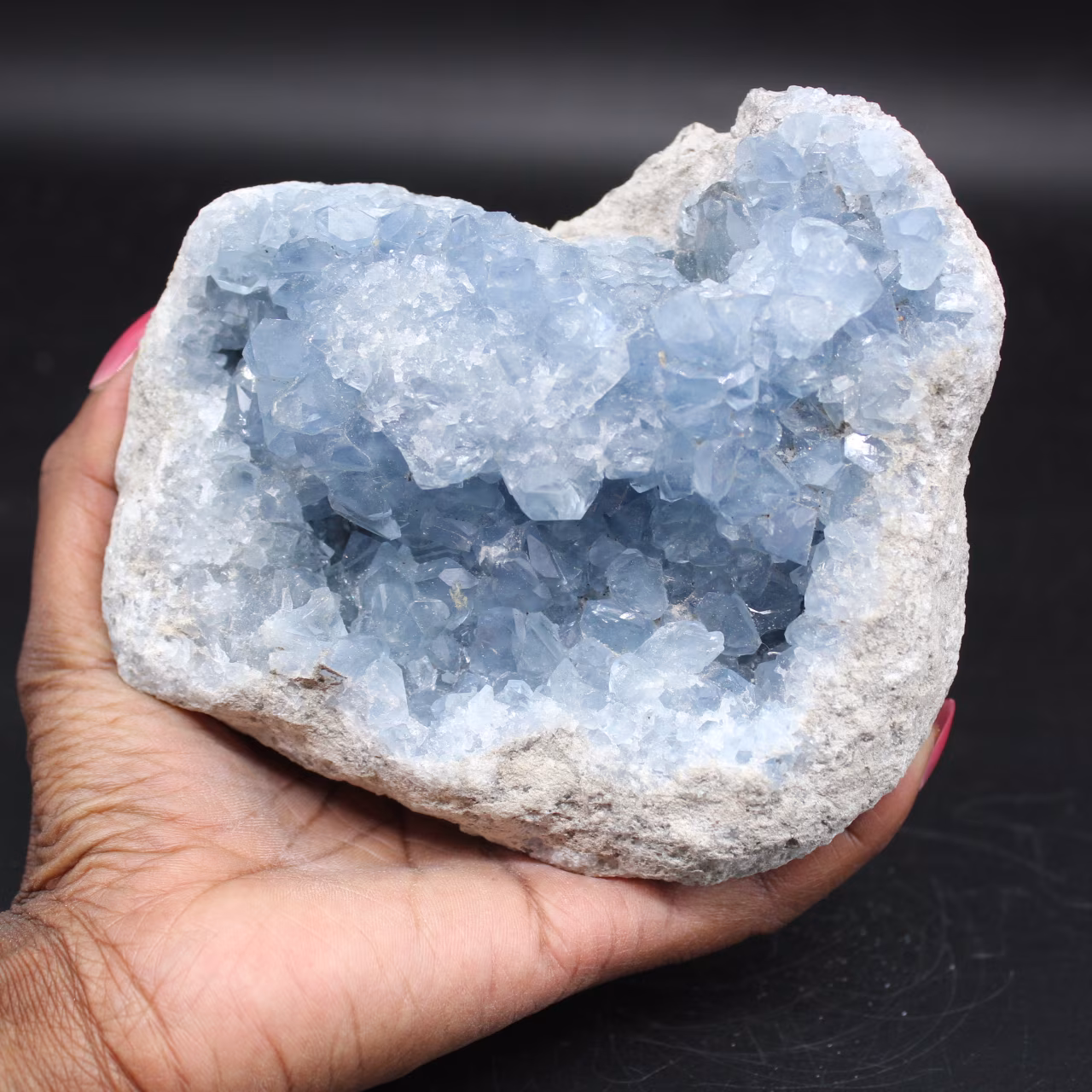 Celestite-geode