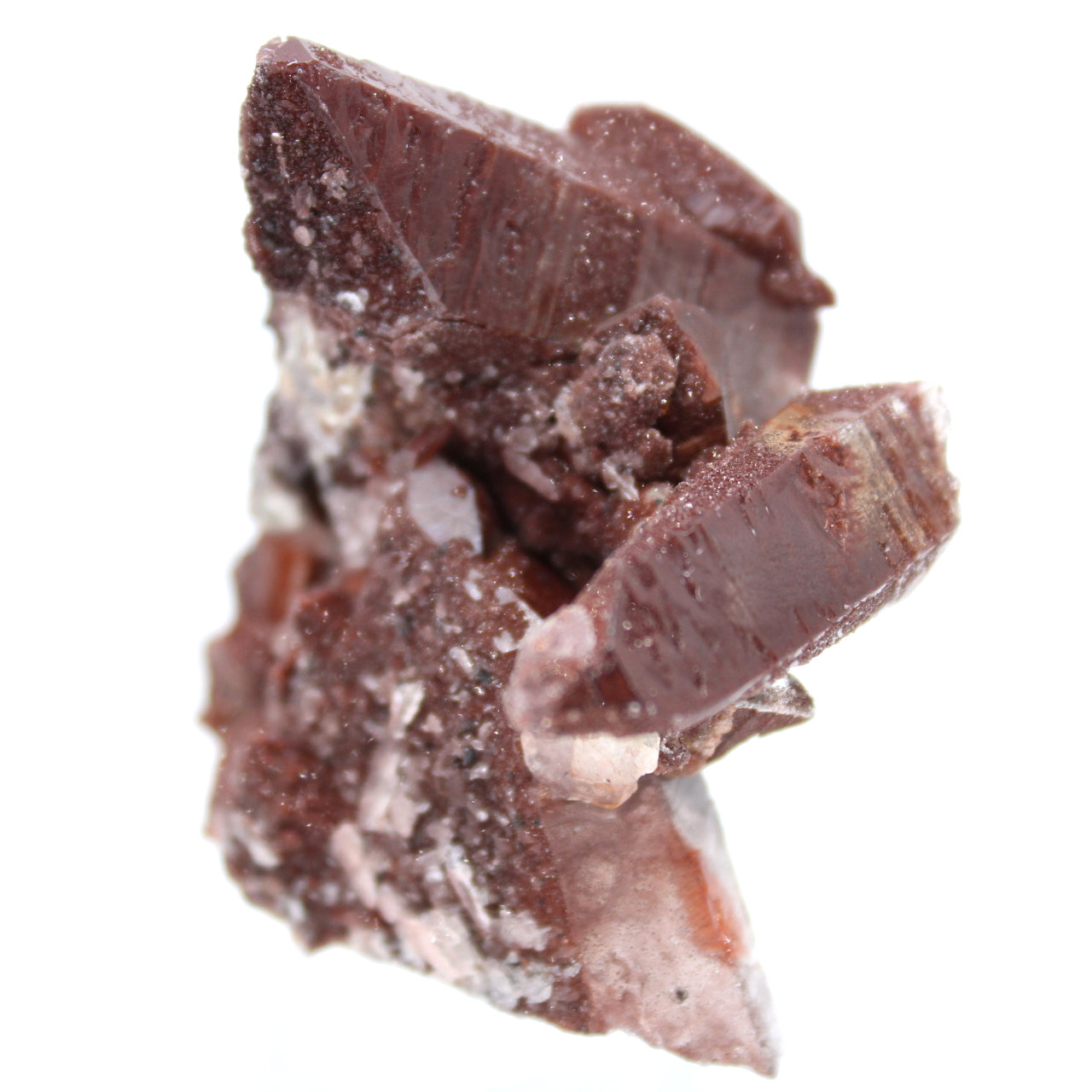 Rote bergkristalle
