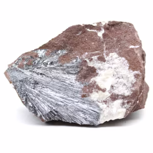 Rohes pyrolusit-gestein