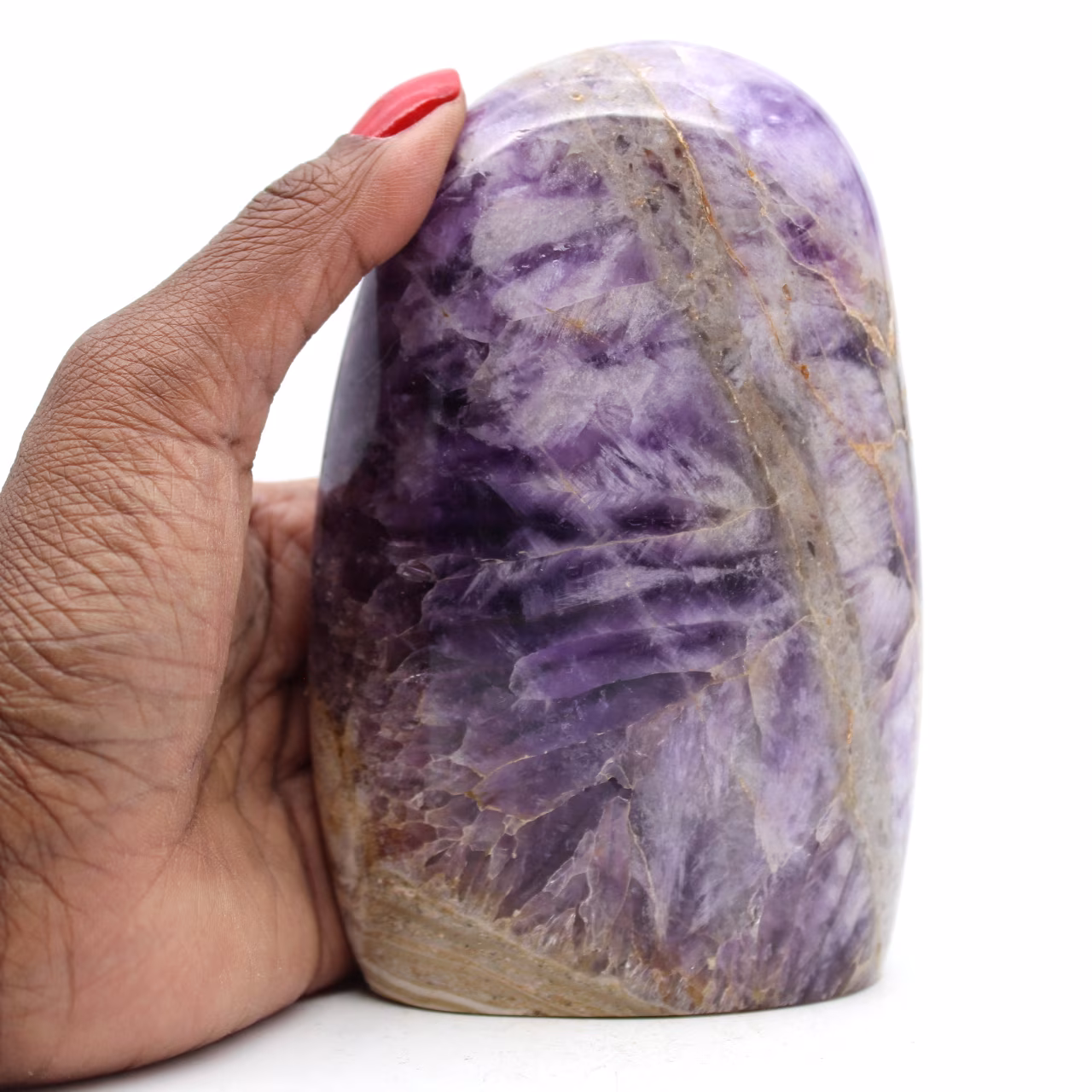 Dekorativer natürlicher amethyst