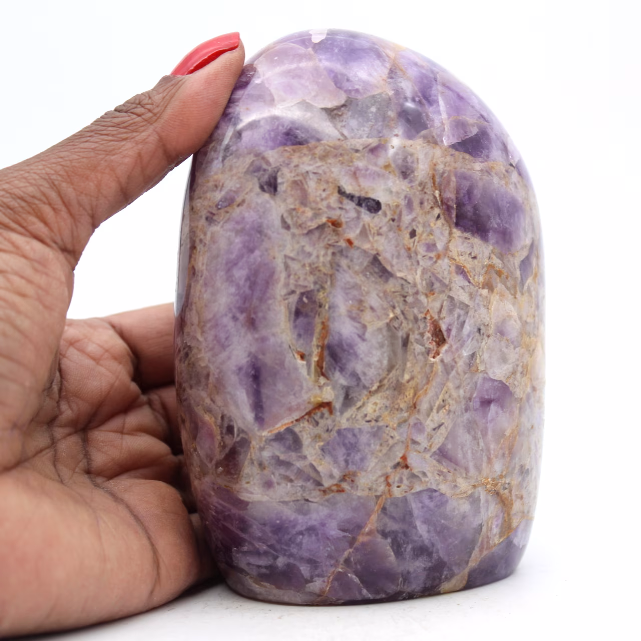 Natürlicher dekorativer amethyst
