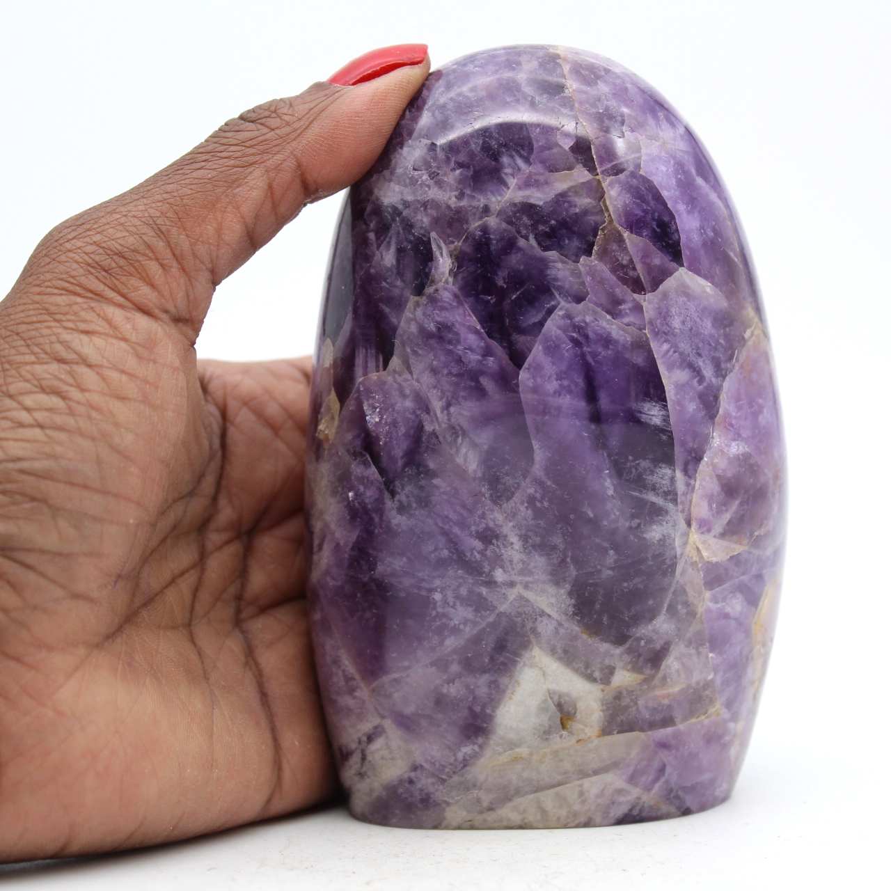 Dekorativer natürlicher amethyst