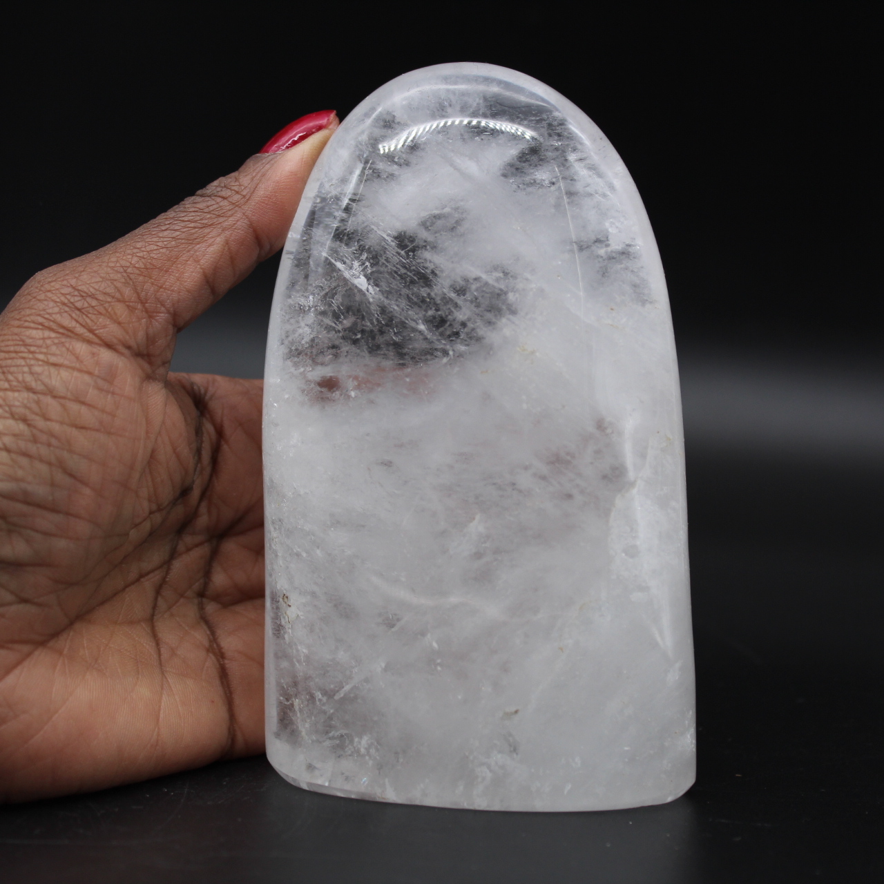 Collectible natural rock crystal
