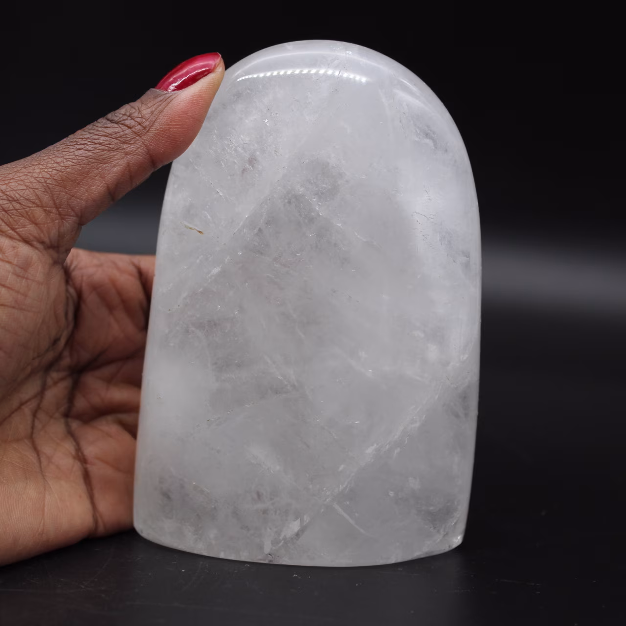 Natural ornamental rock crystal