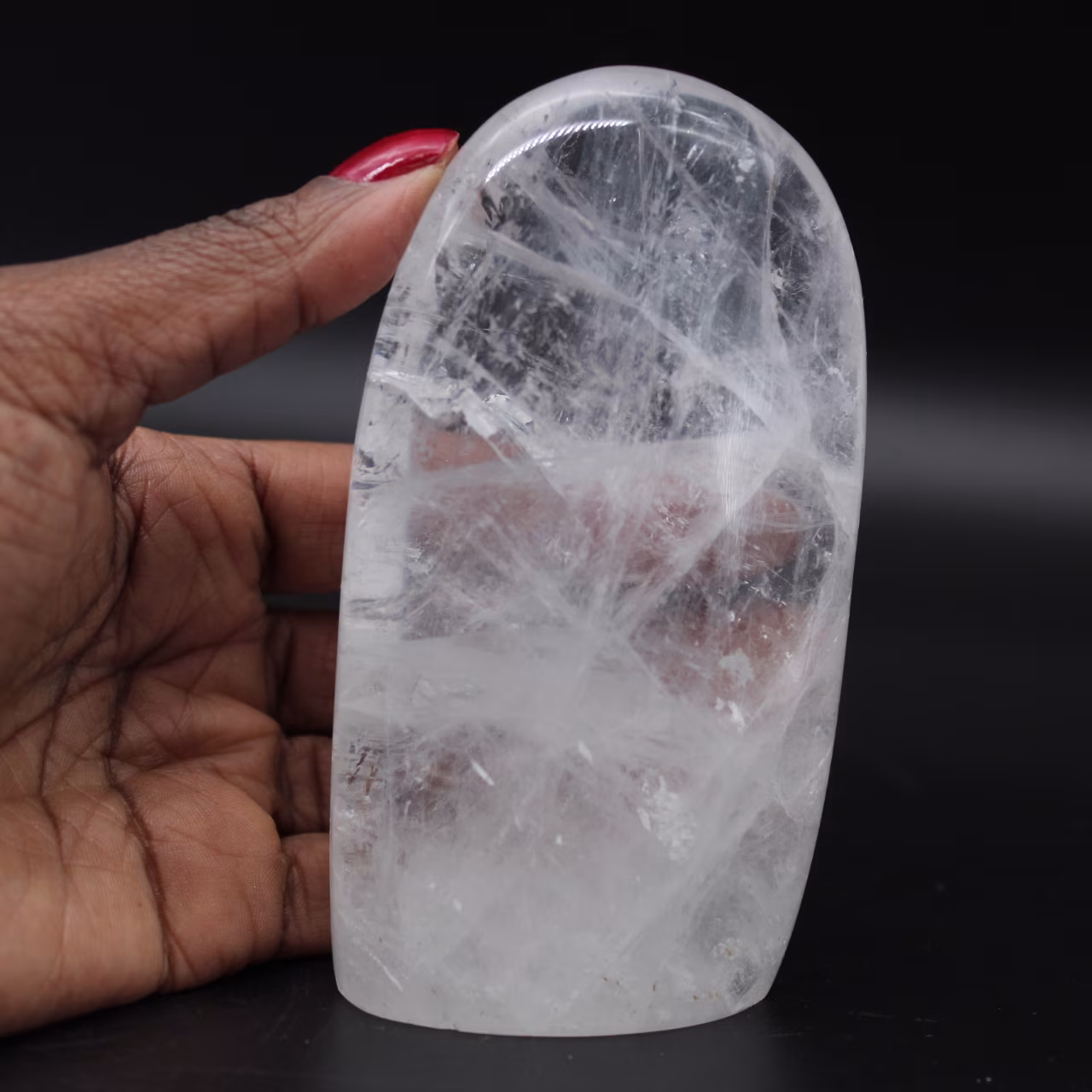 Collectible natural rock crystal