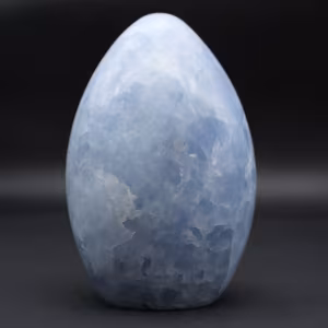 Blauer Calcit-polierter Stein