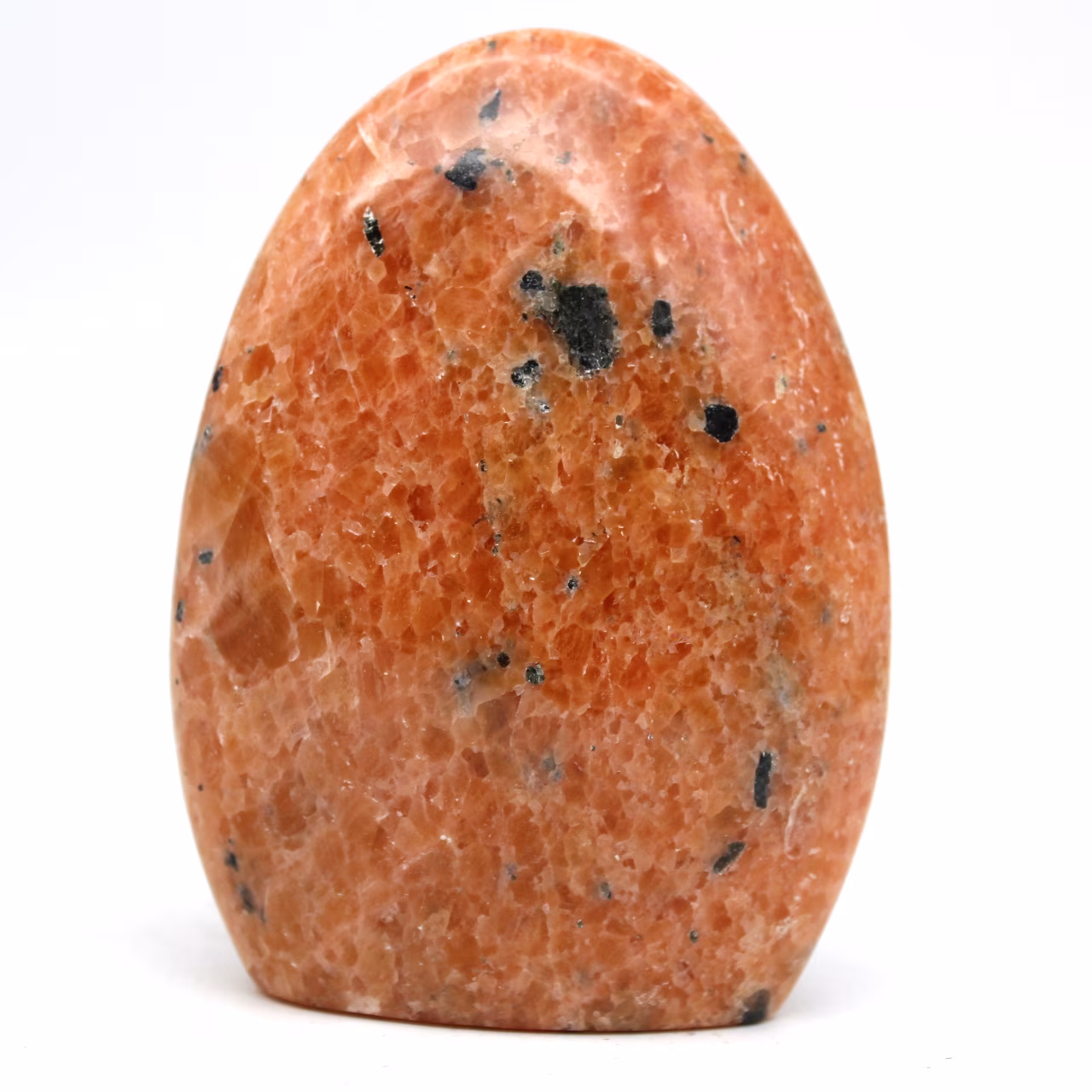 Dekorativer orangefarbener calcit
