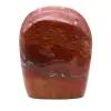 Polierter roter jaspis-stein - 0