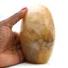 Dekorativer gelber quarz - 0