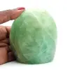 Polierter stein mit grünem fluorit - 0