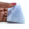Blaue calcitpyramide - 0