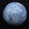 Blaue calcitkugel - 0