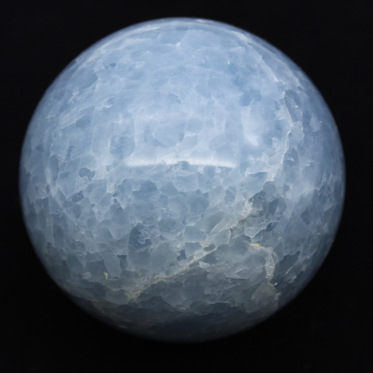 Blaue calcitkugel