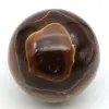Braune calcitkugel - 0