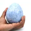 Blaues calcit-mineral-ei - 0