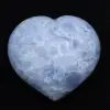 Herz aus blauem calcit - 1