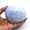 Herz aus blauem calcit - 0
