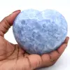 Herz aus blauem calcit - 0