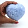 Herz aus blauem calcit - 0