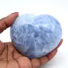 Herz aus blauem calcit - 0