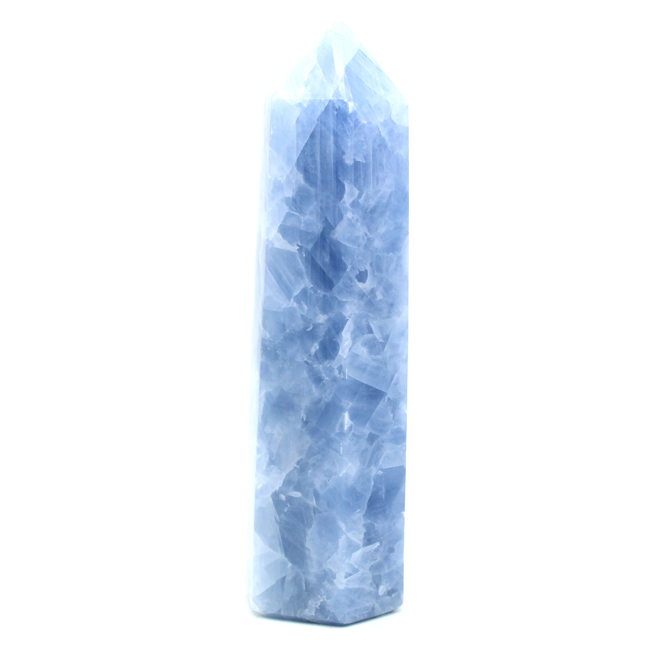 blaues Calcit-Prisma