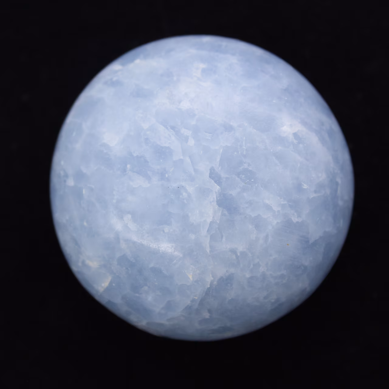 Blaue calcit-kiesel