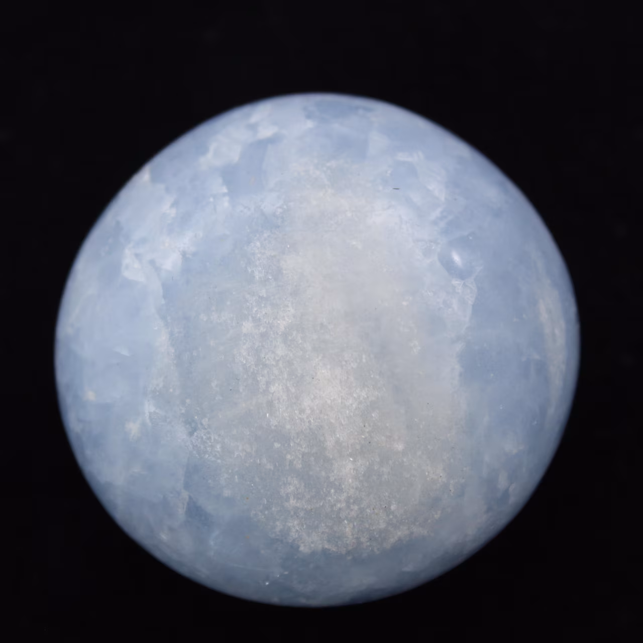 Blaue calcit-kiesel