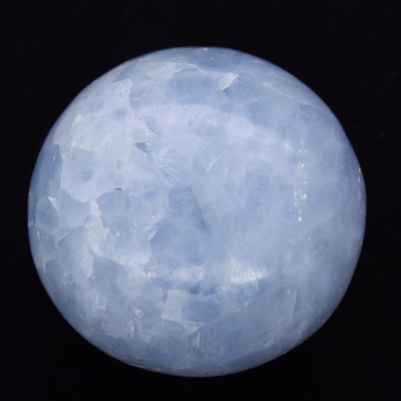 Blaue calcit-kiesel