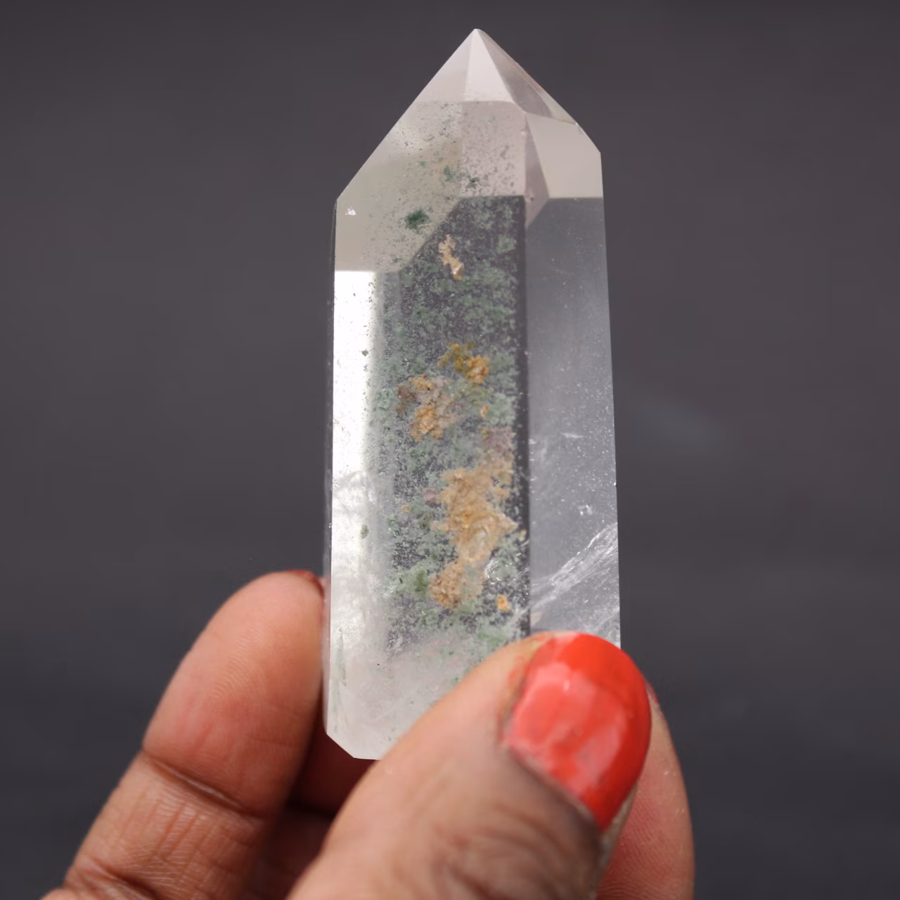 Quarz mit chloriteinschluss