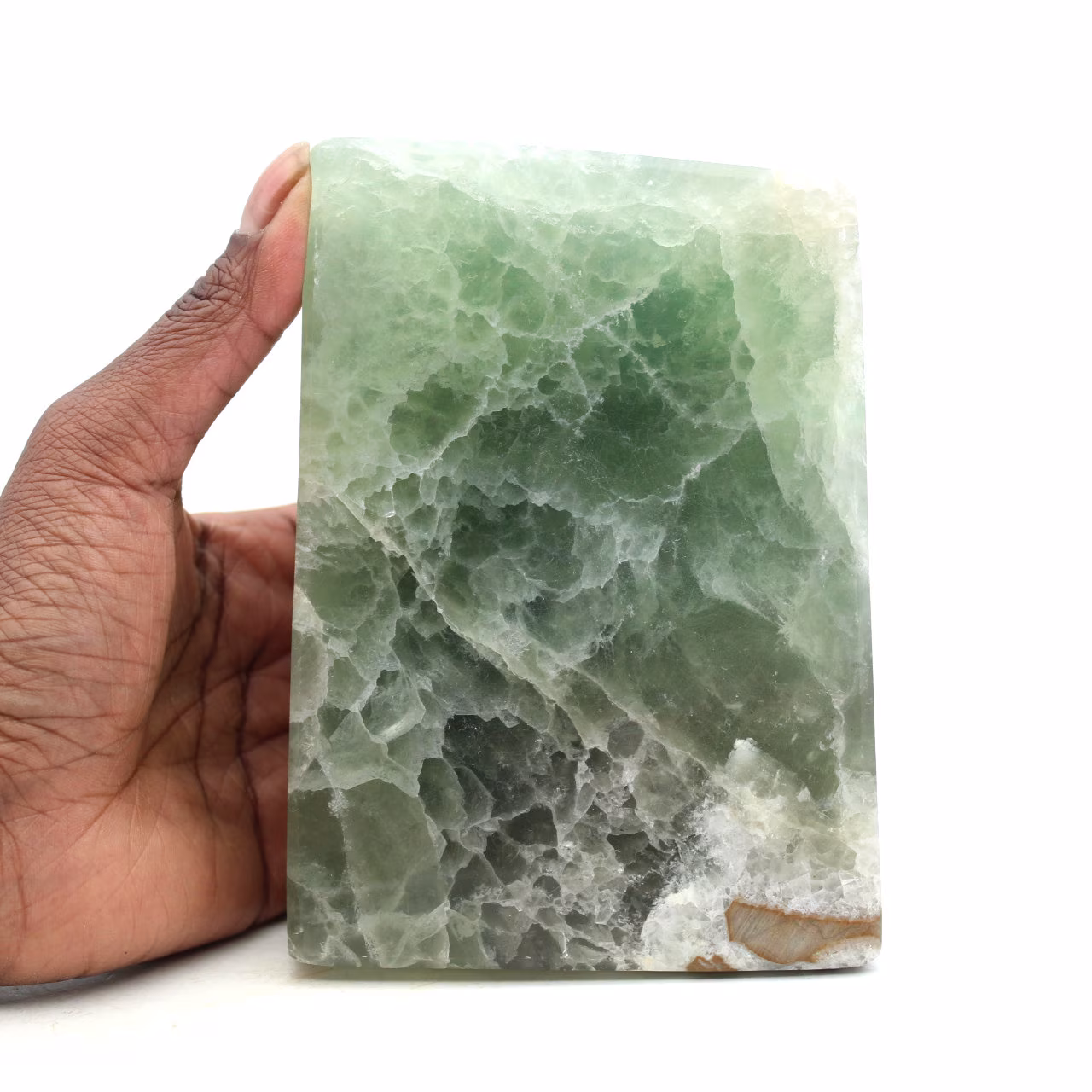 Fluorit-Block-Hexaeder