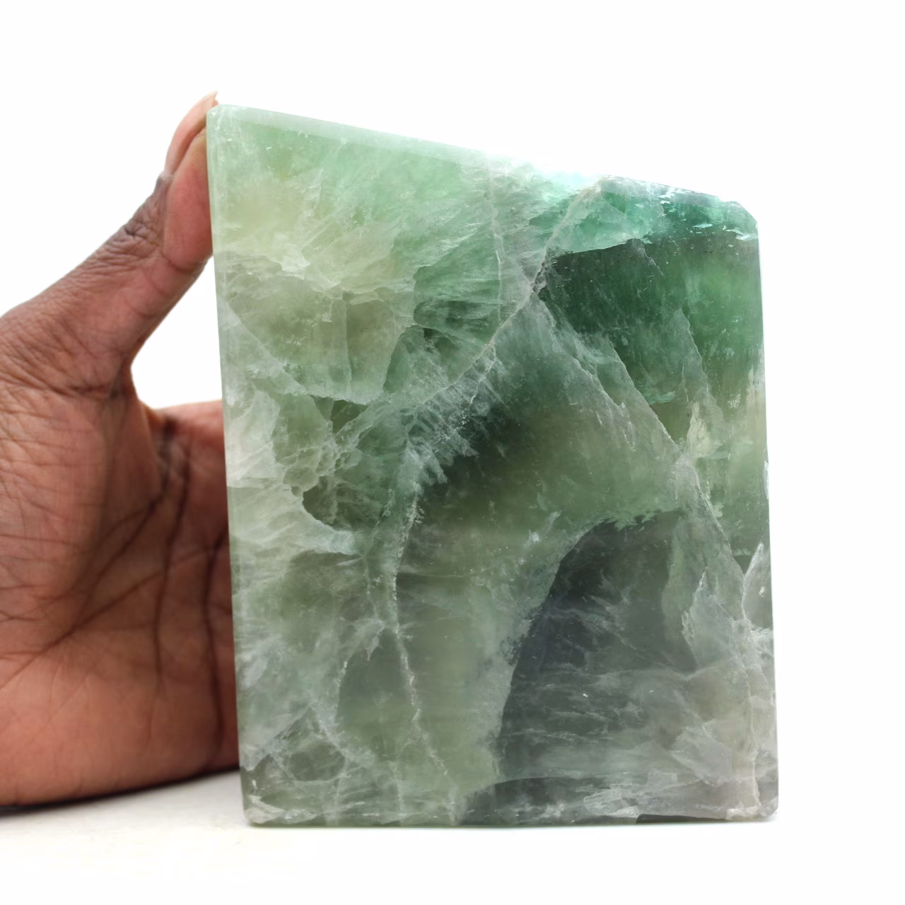 Grüner Fluorit-Hexaeder