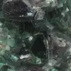 Kubische fluoritkristalle auf ganggestein - 11