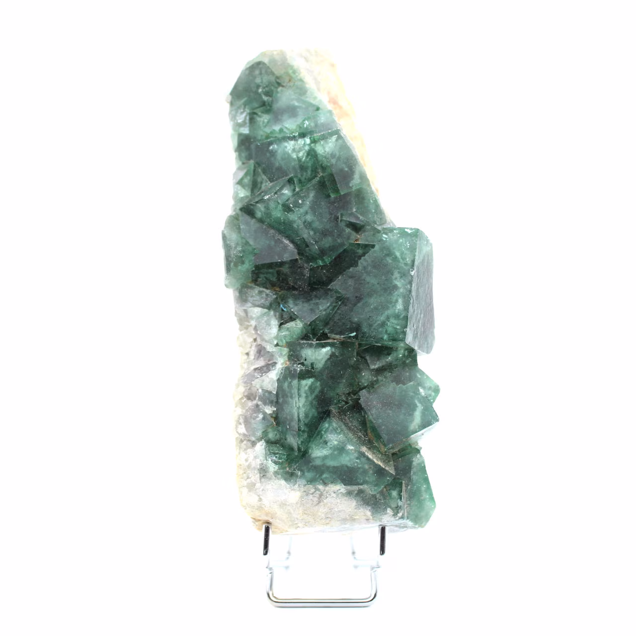 Kristallisierter natürlicher fluoritstein