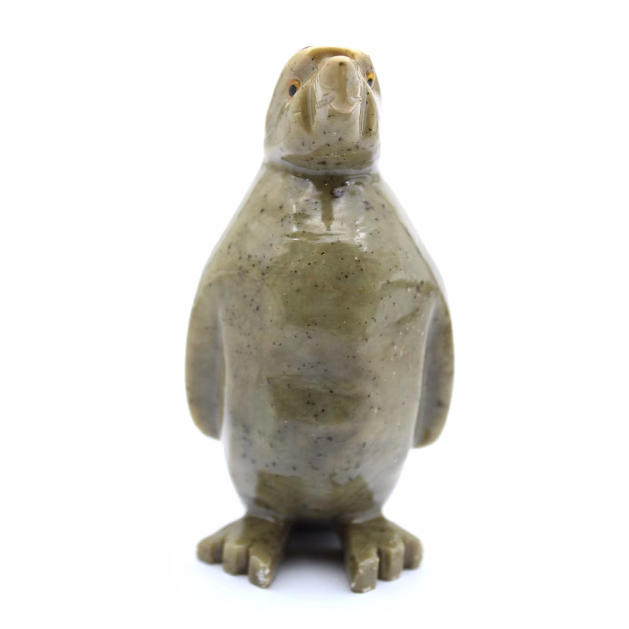 Speckstein-Pinguin