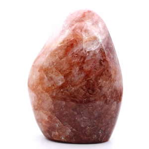 Roter quarz aus madagaskar