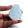 Halbpolierte Larimar-Plakette - 0