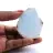 Halbpolierte Larimar-Plakette